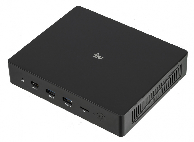 Неттоп IRU P11AP Cel J3455 (1.5)/4Gb/SSD64Gb/HDG500/Windows 10 Professional 64/GbitEth/WiFi/BT/черный