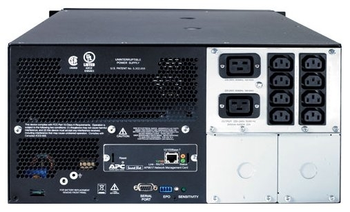 ИБП APC by Schneider Electric Smart-UPS SUA5000RMI5U, черный