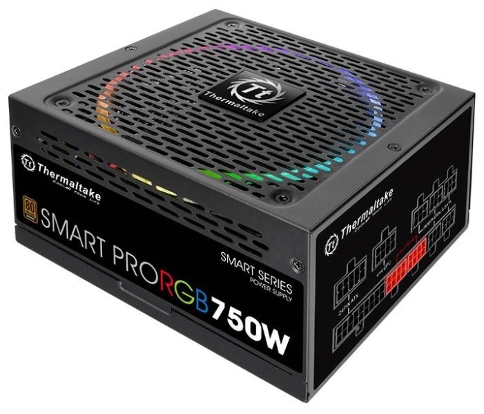 Блок питания Thermaltake Smart Pro RGB Bronze 750W (PS-SPR-0750FPCBEU-R)