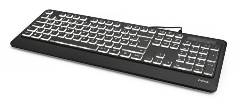 Клавиатура Hama KC-550 черный (R1182671)