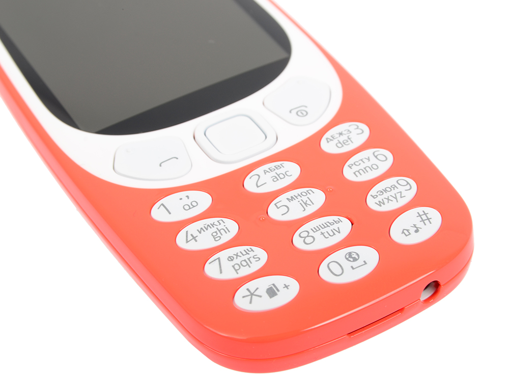 Сотовый телефон Nokia 3310 dual sim 2017, красный