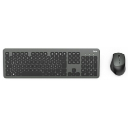 Комплект (клавиатура+мышь) Hama KMW-700, серый