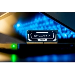 Оперативная память SO-DIMM Crucial Ballistix Black DDR4 16Gb (2x8Gb) 2666Mhz (BL2K8G26C16S4B)