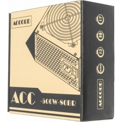 Блок питания Accord ATX 500W ACC-500W-80BR, черный