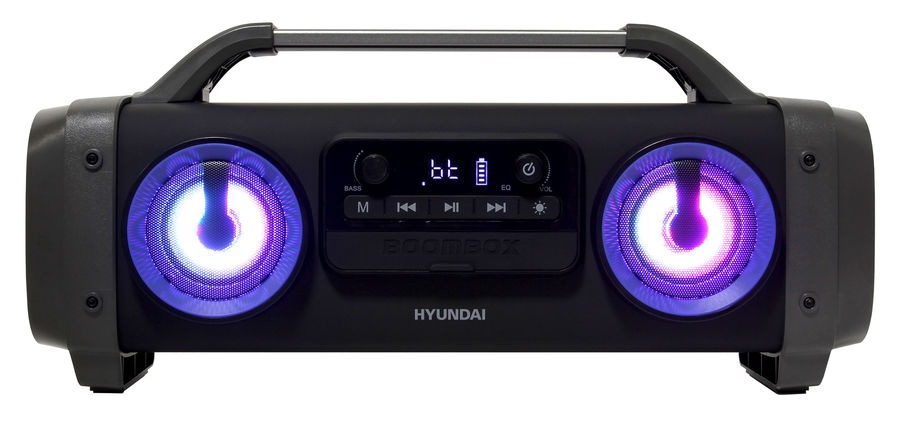 Портативная колонка Hyundai H-PCD400, черный