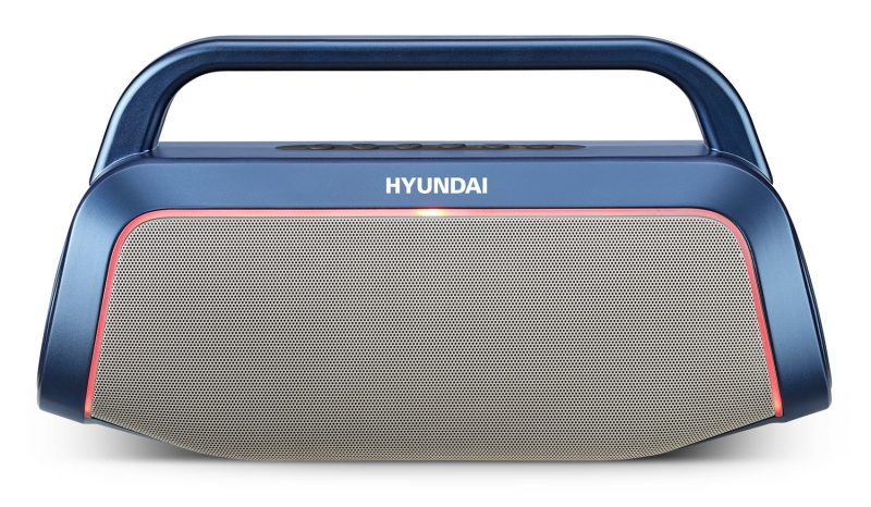 Колонка порт. Hyundai H-PAC580 синий 10W 1.0 BT/3.5Jack/USB 10м 3000mAh
