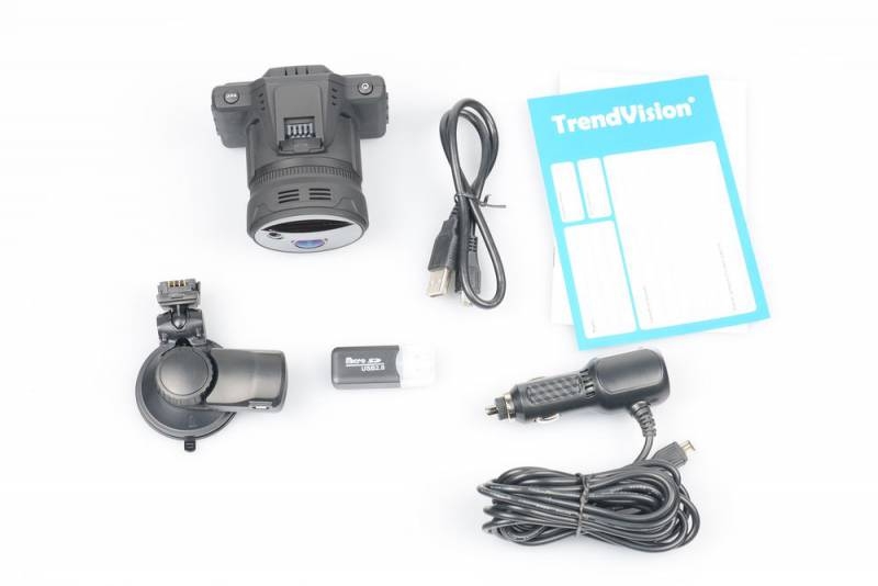 Видеорегистратор TrendVision Combo черный 1296x2304 1296p 160гр. GPS Ambarella A7LA50