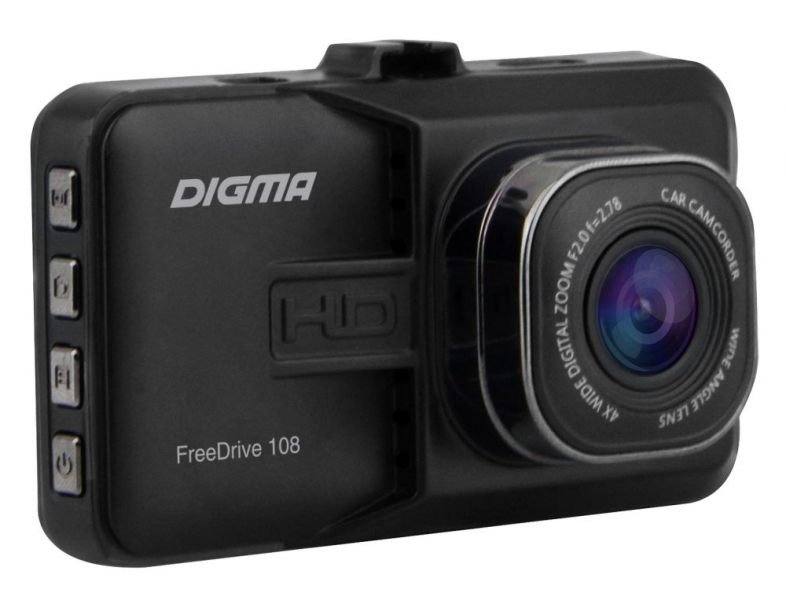 Видеорегистратор DIGMA FreeDrive 108 (FD108S), черный