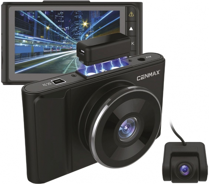 Видеорегистратор Cenmax FHD 550 2 камеры черный