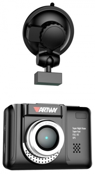 Видеорегистратор с радар-детектором Artway MD-106 COMBO 3 в 1 Super Fast, GPS