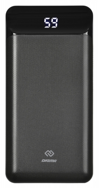 Мобильный аккумулятор Digma DG-20000-PL-BK Li-Pol 20000mAh черный 