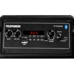 Микросистема Telefunken TF-PS2302 черный 60Вт/FM/USB/BT/SD