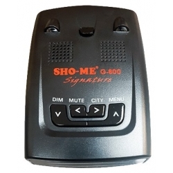 Радар-детектор Sho-Me G-800 Signature GPS, черный
