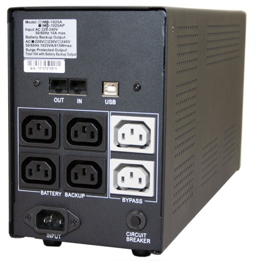 Источник бесперебойного питания Powercom Imperial IMD-1200AP 720Вт 1200ВА, черный