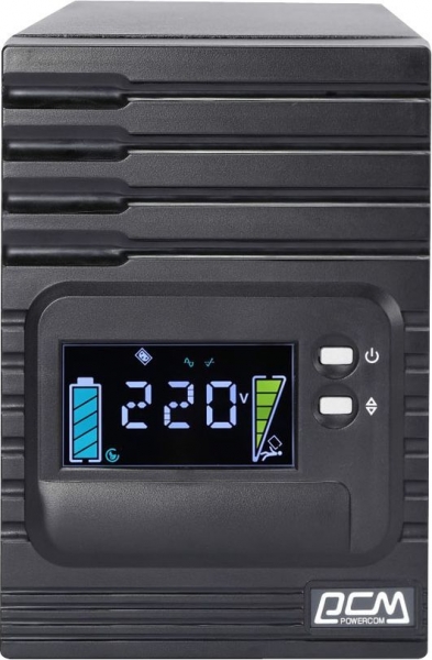 ИБП POWERCOM Smart King Pro+ SPT-1500-II LCD/1500ВA/1200Вт/черный