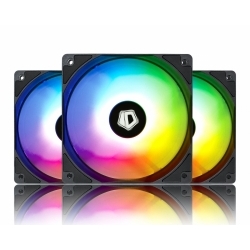 Вентилятор ID-Cooling XF-12025-RGB-TRIO (3x120мм, 18-35.2 dB, 700-1800 rpm, 4 pin, RGB  подсветка, пульт д/у) RTL