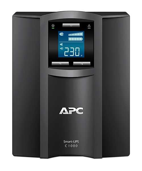 ИБП APC Smart-UPS C SMC1000I, черный