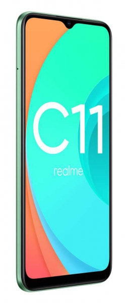 Смартфон Realme C11 32Gb 2Gb зеленый моноблок 3G 4G 2Sim 6.52