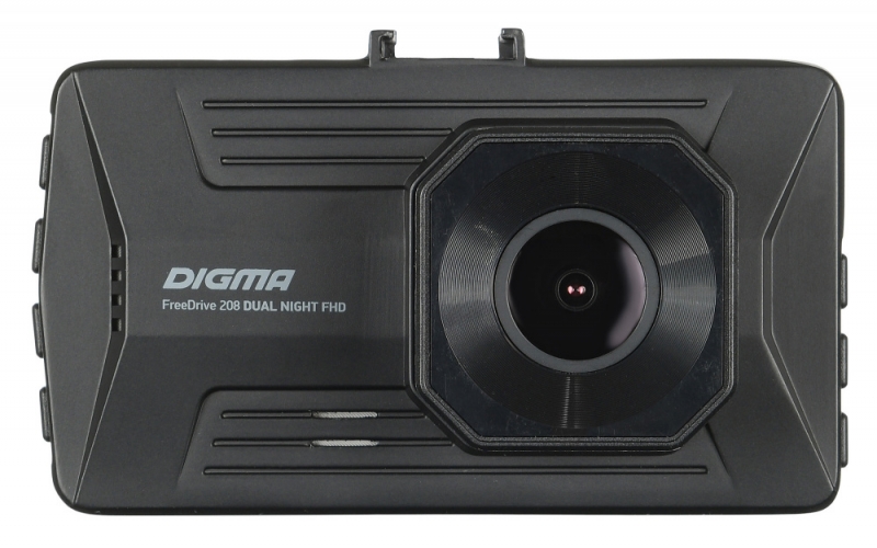 Видеорегистратор Digma FreeDrive 208 DUAL Night FHD, черный 