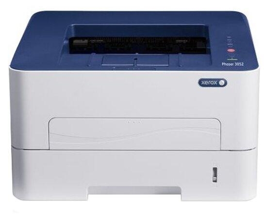 Принтер лазерный Xerox Phaser 3052V_NI, белый, синий