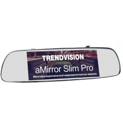 Видеорегистратор TrendVision aMirror Slim Pro, 2 камеры, GPS