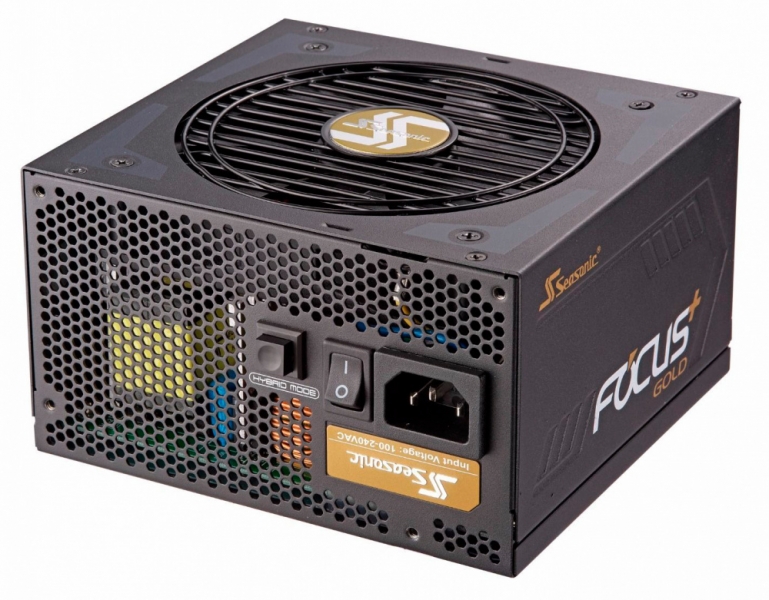 Блок питания Seasonic ATX 650W FOCUS GX-650 80+ gold (24+4+4pin) APFC 120mm fan 6xSATA Cab Manag RTL