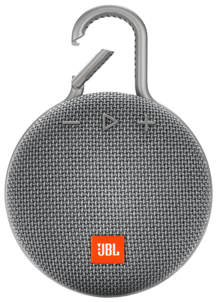 Портативная акустика JBL Clip 3, серый (JBLCLIP3GRY)