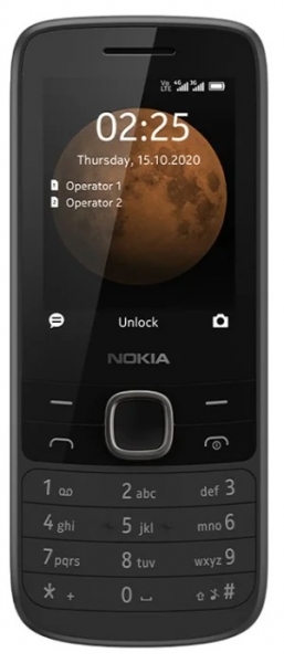 Телефон Nokia 225 4G Dual Sim 16QENB01A02 чёрный