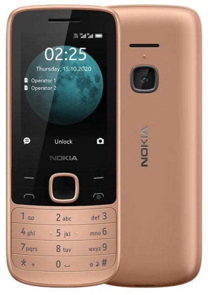 Телефон Nokia 225 4G Dual Sim 16QENG01A01 песочный