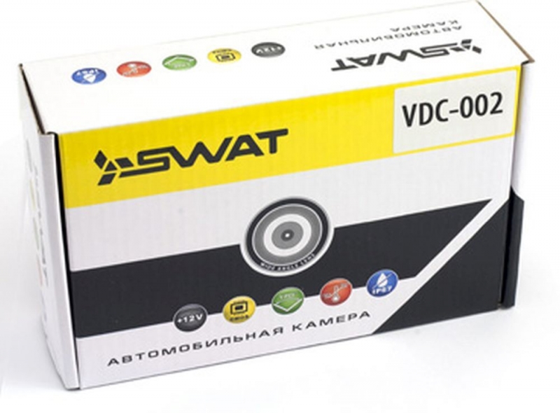 Камера заднего вида SWAT VDC-002, черный