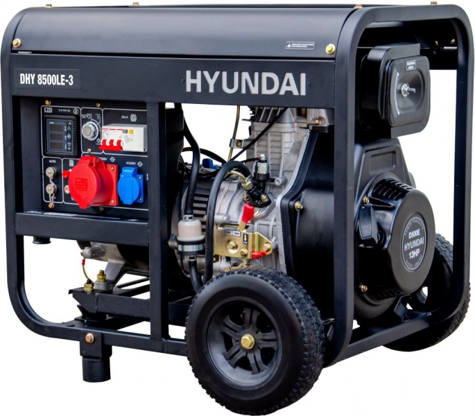 Генератор Hyundai DHY 8500LE-3