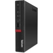 ПК Lenovo ThinkCentre Tiny M720q slim i3 9100T/4Gb/SSD256Gb/Windows 10 Professional 64/WiFi/BT/65W/клавиатура/мышь/черный