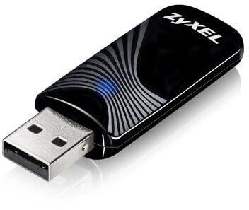 ZyXEL  Двухдиапазонный Wi-Fi USB-адаптер Zyxel NWD6505 [NWD6505-EU0101F] , AC600, 802.11a/b/g/n/ac (150+433 Мбит/с), USB2.0