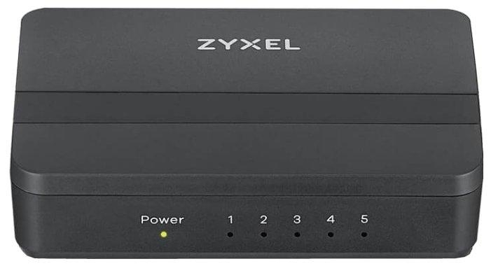 ZYXEL GS-105SV2-EU0101F Коммутатор GS-105S v2, 5 портов 1000 Мбит/с, настольный, c приоритетными портами