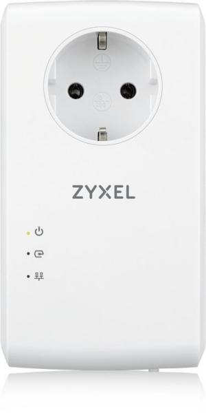ZYXEL PLA5456-EU0201F Комплект из двух Powerline адаптеров PLA5456 со встроенной розеткой, AV2000 (до 1800Мбит/с), 2xLAN GE