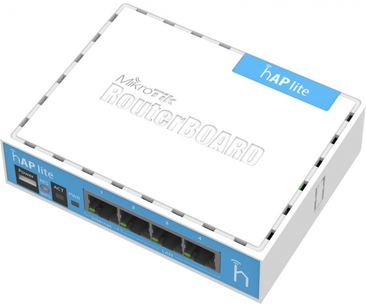 Wi-Fi роутер MikroTik hAP lite (RB941-2ND)