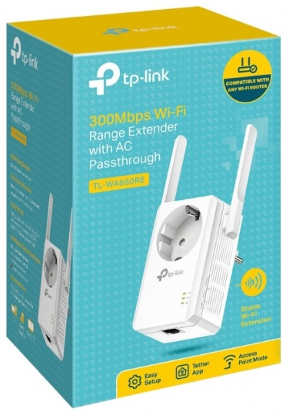 Wi-Fi усилитель сигнала (репитер) TP-LINK TL-WA860RE