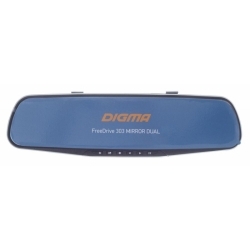 Видеорегистратор Digma FreeDrive 303 MIRROR dual, черный