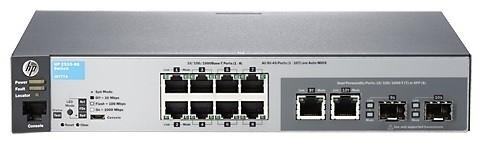 HP J9777A Коммутатор HP 2530-8G управляемый 8 x 10/100/1000 + 2 x SFP or 10/100/1000, Managed, L2