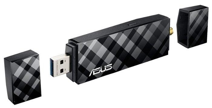 ASUS USB-AC56 RTL Dual-Band Wireless USB Adapter (802.11a / b / g / n / ac, 867Mbps, USB3.0)