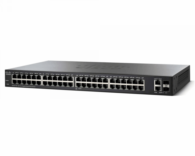 Cisco SB SG220-50-K9-EU Коммутатор управляемый SG220-50 50-Port Gigabit Smart Plus Switch