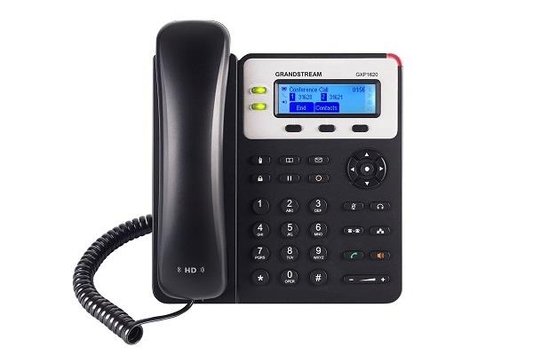 Телефон GRANDSTREAM VOIP GXP1625, серебристый, черный