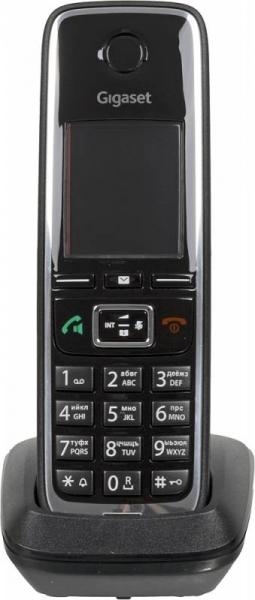 Gigaset [S30852-H2526-S301] C530A IP телефон, черный ( интернет-телефон с поддержкой фиксированной линии связи и автоответчиком)