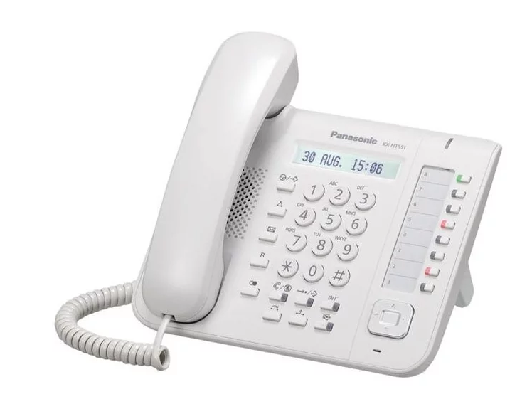 Panasonic KX-NT551RU Телефон системный IP белый