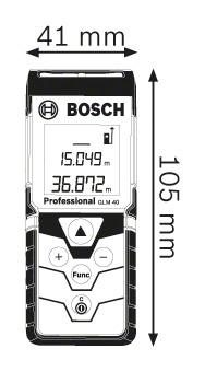 Bosch GLM 40 Prof Дальномер лазерный [0601072900] { 0,15-40 м, точн.1,5мм }