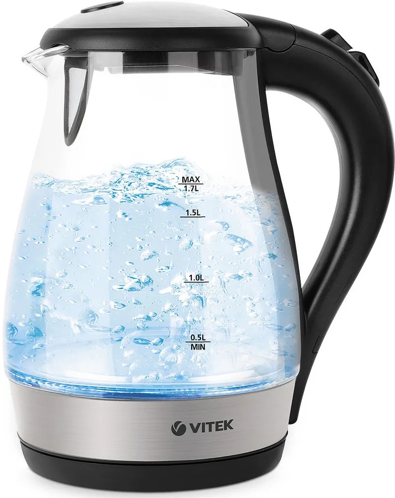 Чайник VITEK VT-7085(TR), черный/серый