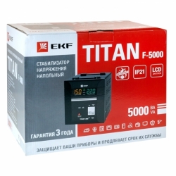 Стабилизатор напряжения EKF TITAN F-5000 EKF PROxima (stab-f-5000)