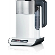 Чайник электрический Bosch TWK8611P 1.5л. 2400Вт, белый/серебристый 