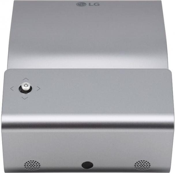 LG PH450UG Серебристый [PH450UG.ARUZ] {DLP, 1280x720, 450Lm, 100000:1, HDMI, MHL, USB, 2x1W speaker, WiFi, Bluetooth, 3D Ready, led 30000hrs, battery, ultra short-throw, 1,1kg}