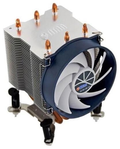 Cooler Titan (TTC-NK35TZ/R(KU)) для s775/K8/1366/1156, 2200 rpm, аллюминий+медь+6 теплотрубок